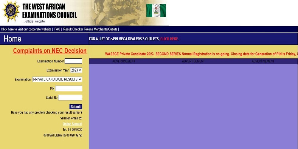 How to check your 2023 WAEC Result Via SMS/Website: Step by Step